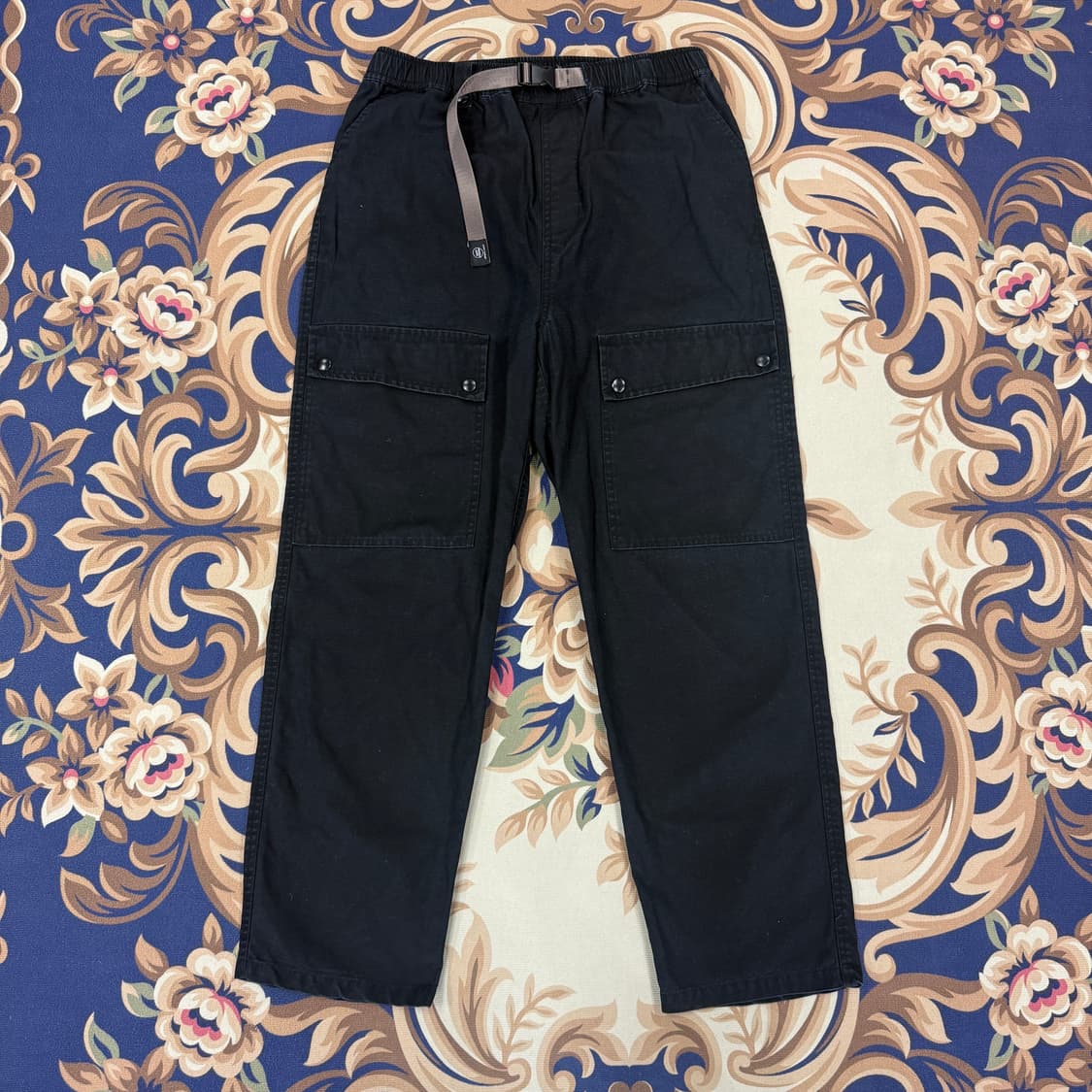 (M)짐 마스터 Gym master 카고 위빙벨트 팬츠(블랙) 상품이미지1