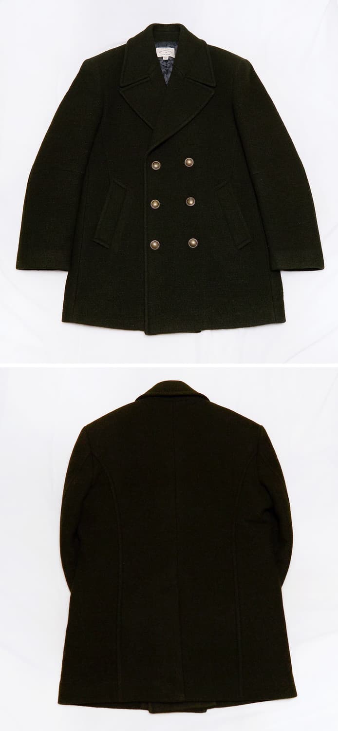 클럽 모나코 헤비 멜튼울 클래식 더블 피코트 (L / 100+) 상품이미지2