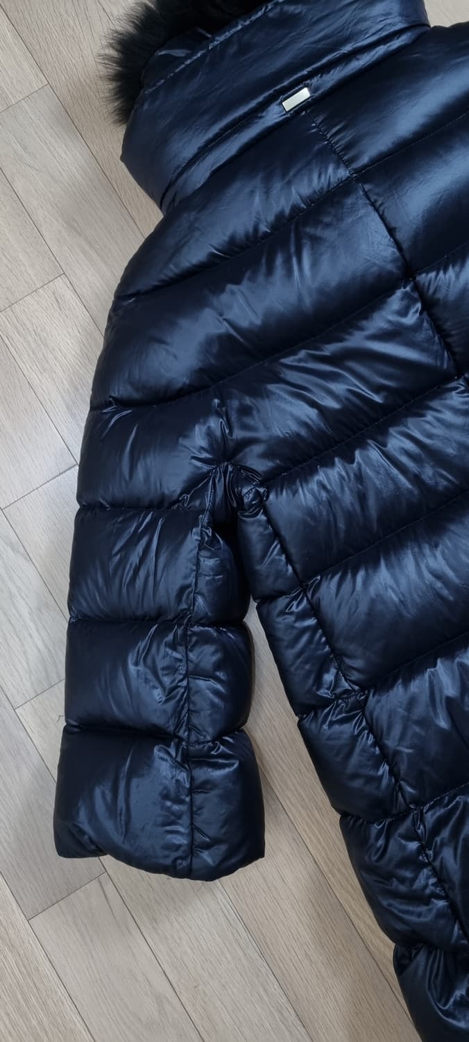 에르노  폭스퍼 구스 다운 7부 패딩 코트 40size _ 여성 상품이미지7