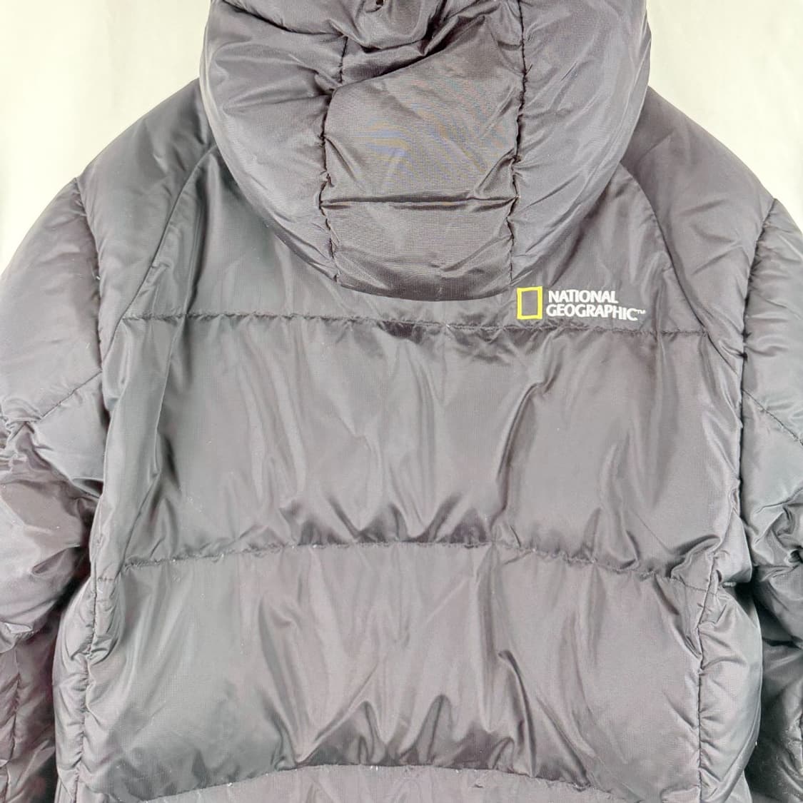 (95) 내셔널지오그래픽 구스다운 롱 패딩 블랙 상품이미지7