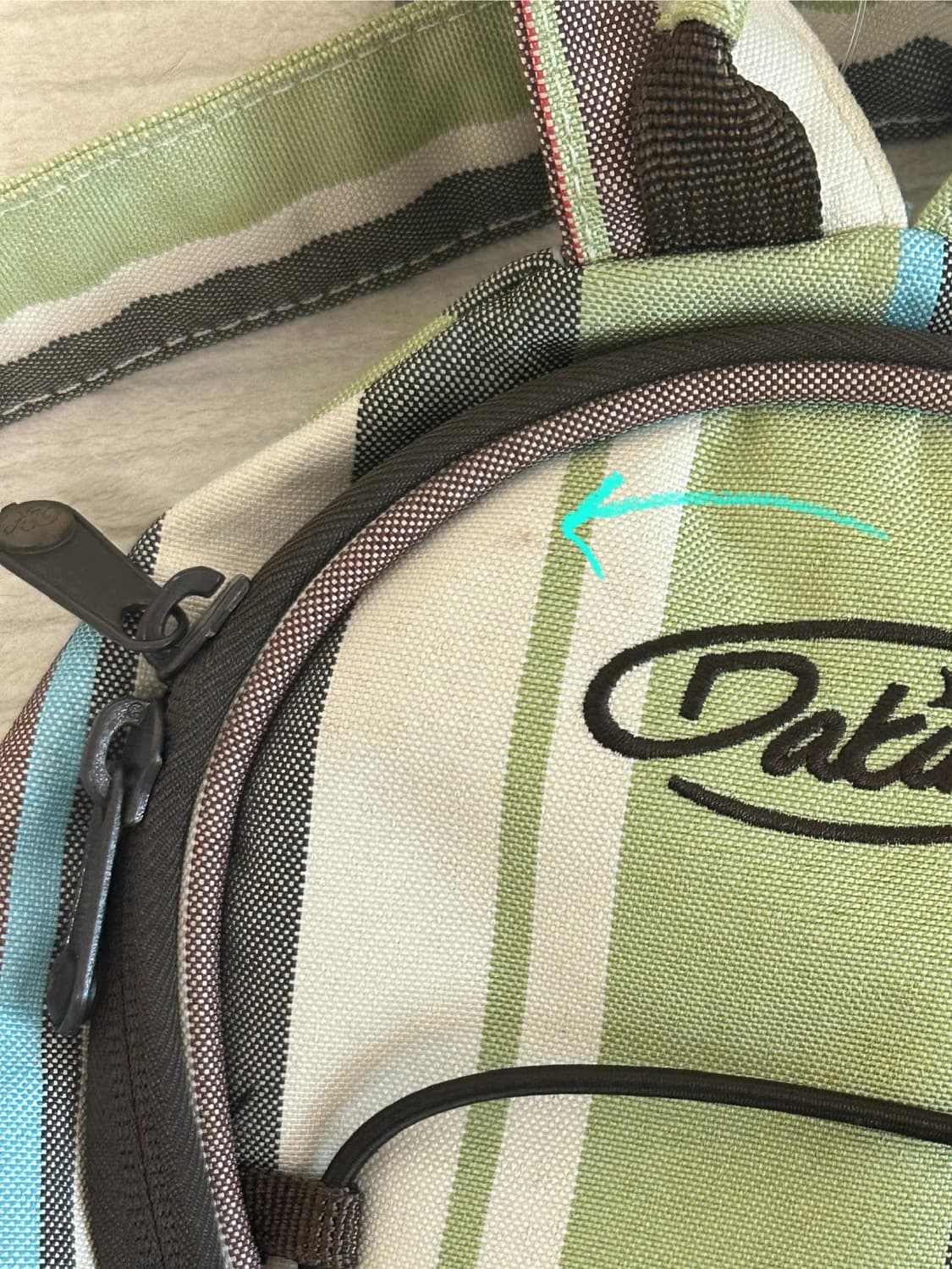 Dakine 스트라이프&도트 백팩 상품이미지9