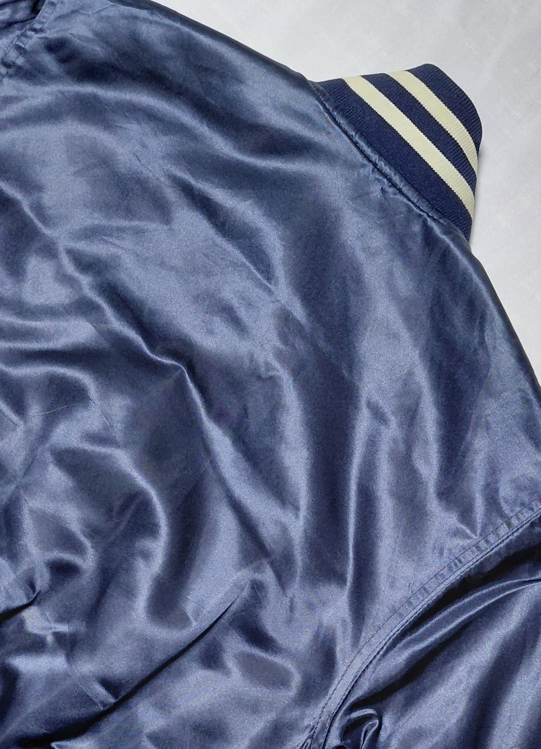 90s 미즈노 x MLB 뉴욕 양키스 사틴 스타디움 자켓 (160/S~M 상품이미지9