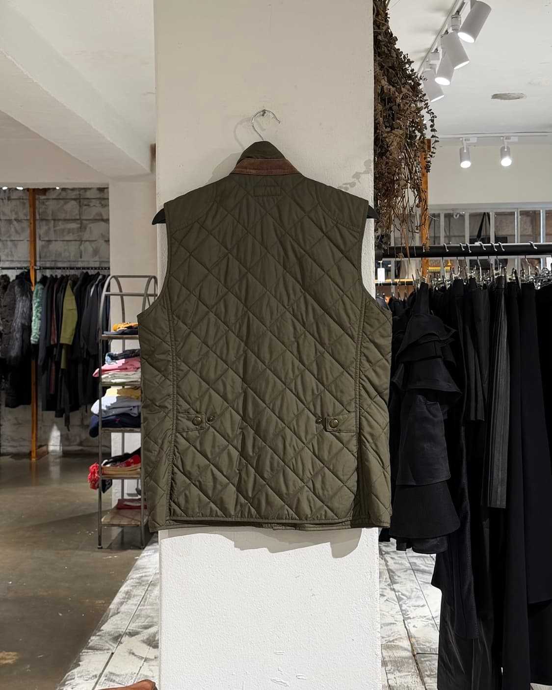 폴로 랄프로렌 카키 퀼팅 베스트 자켓 상품이미지6