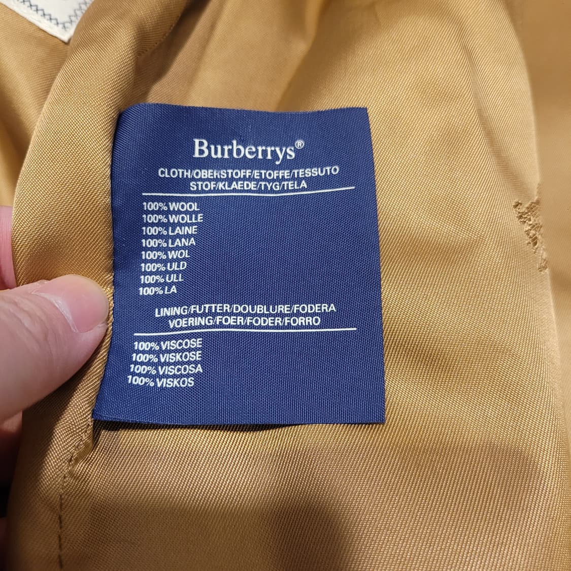버버리 크레스트 로고 울 블레이저 상품이미지7
