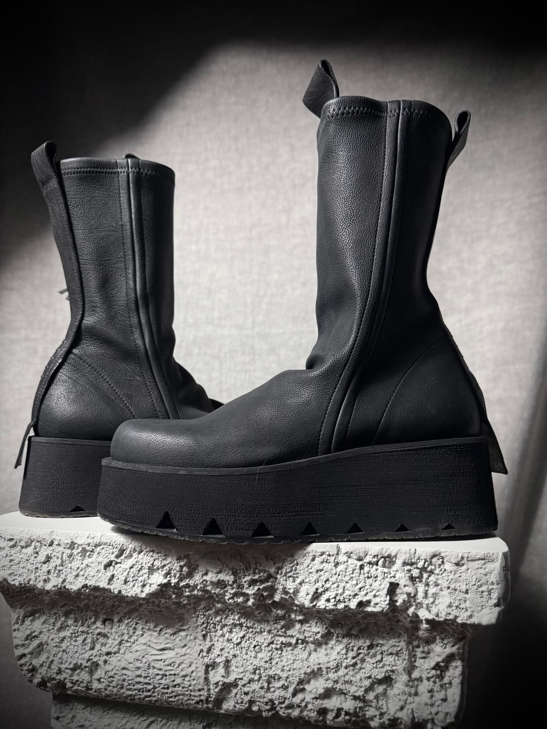 Puro Secret Triangle Platform Mid Boots  상품이미지5