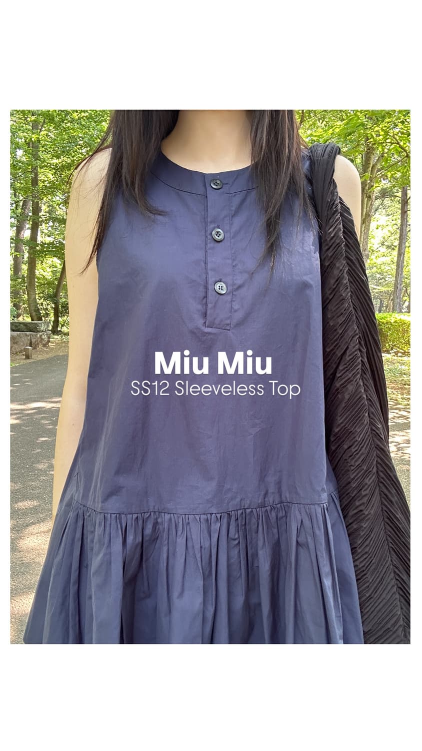 SS12 Miu Miu Sleeveless Top  상품이미지1