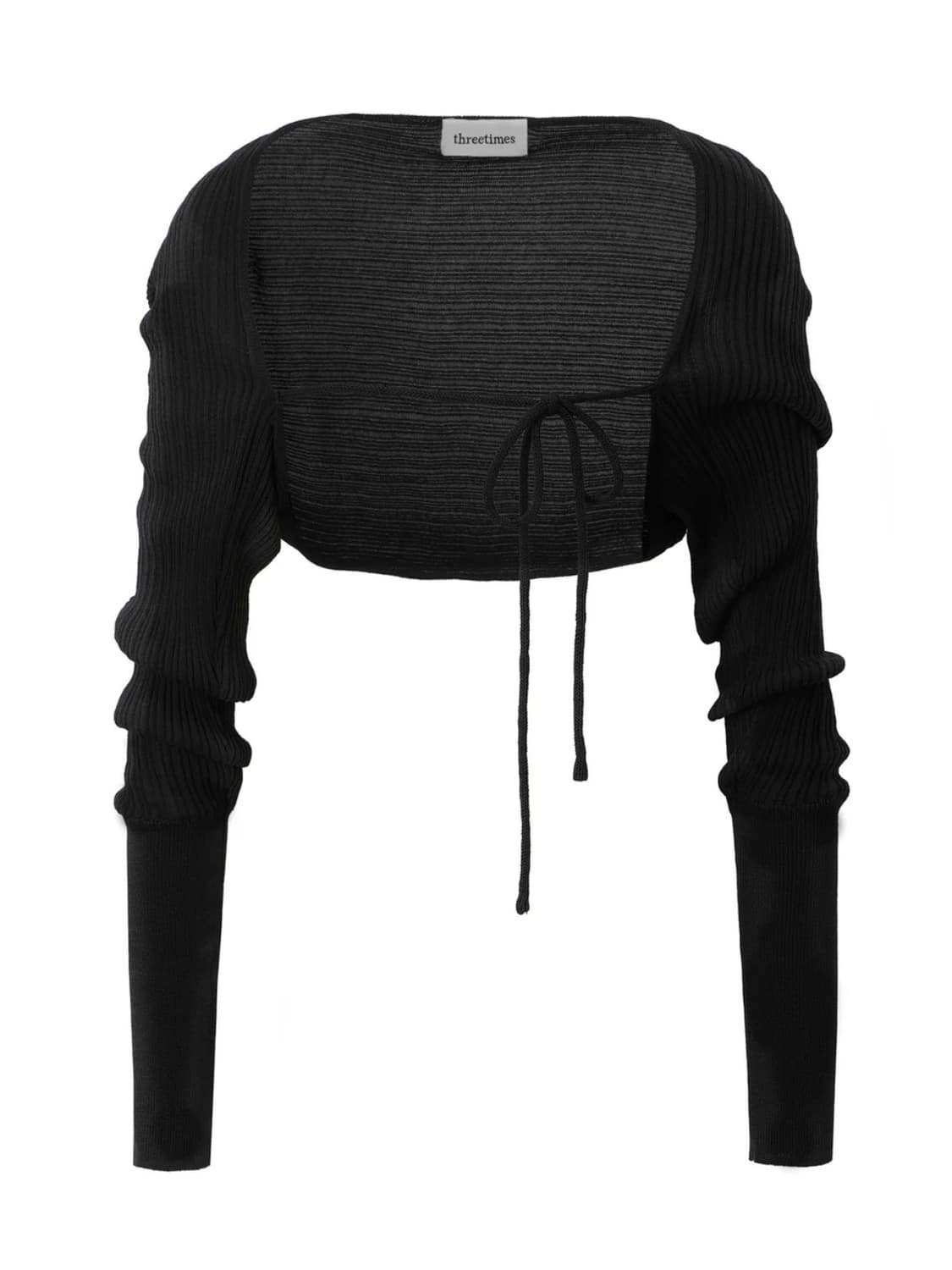 쓰리타임즈 릿 볼레로 블랙 Lit bolero black 상품이미지1