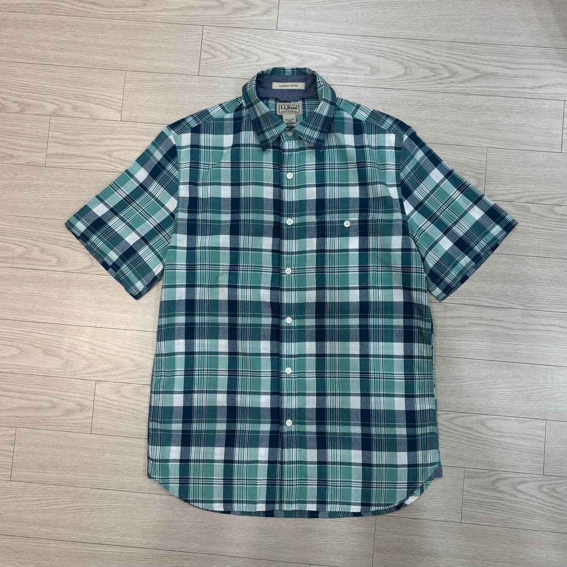 L.L.Bean Check Shirt 엘엘빈 반팔셔츠 상품이미지2