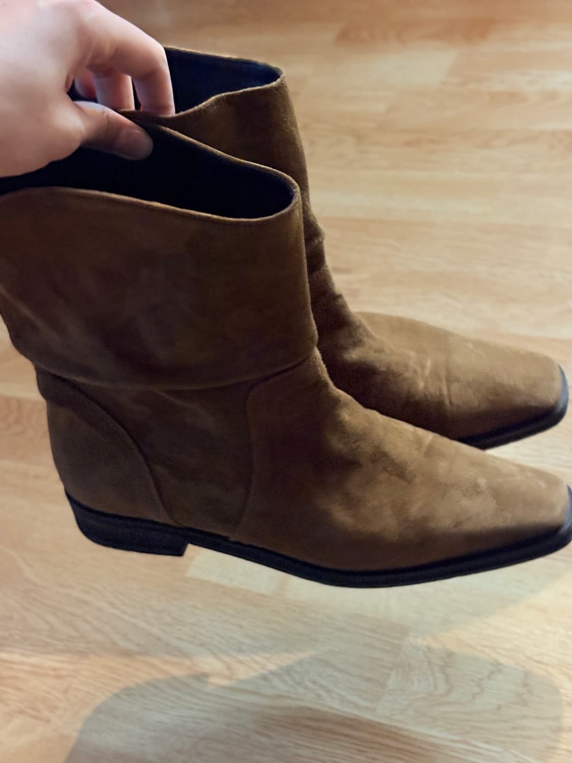 아우로 스웨이드 앵클부츠 상품이미지5