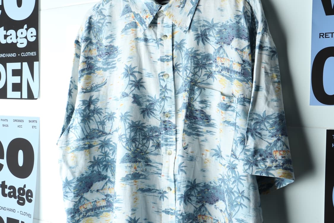 (XL-3XL) 브랜드빈티지 반팔셔츠 남방 USA 하와이안-H33093 상품이미지5