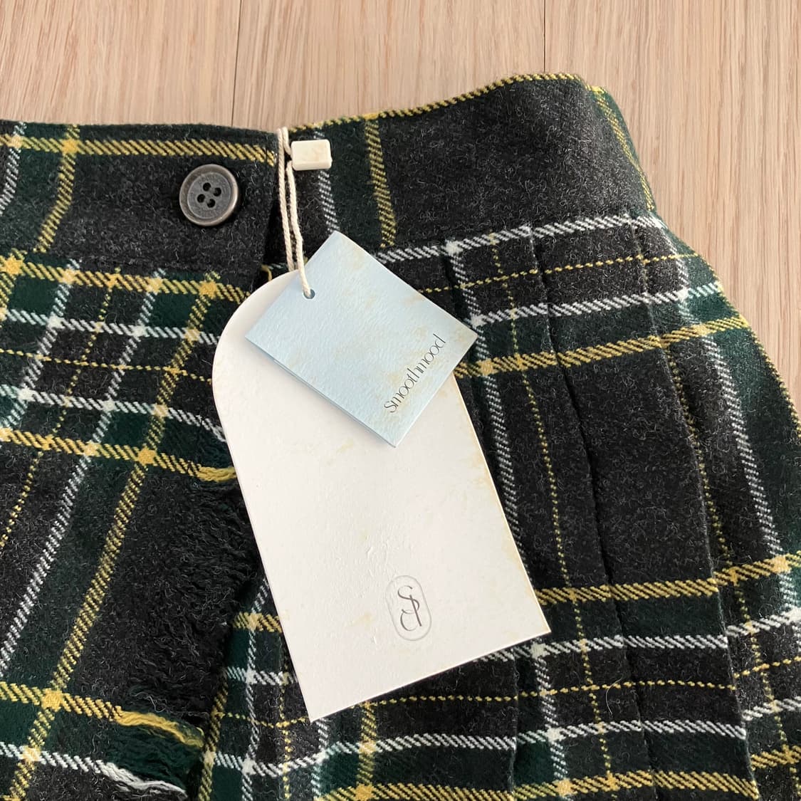 [새상품] 스무드무드 체크 랩 스커트 상품이미지8