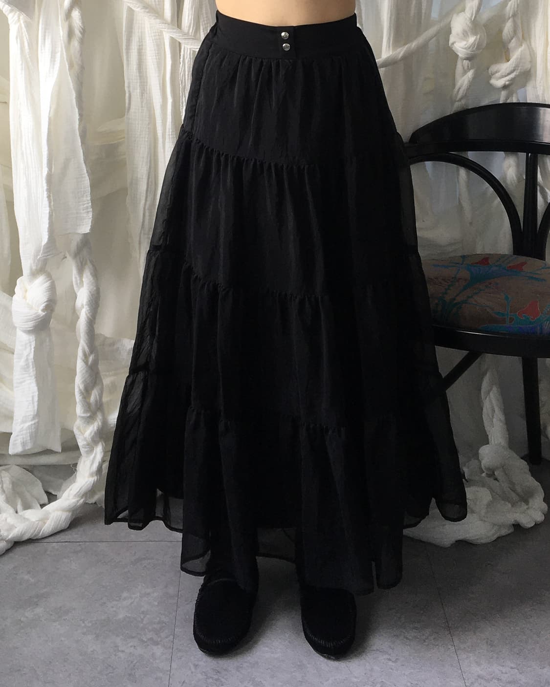 Organza mood layer long skirt 상품이미지6