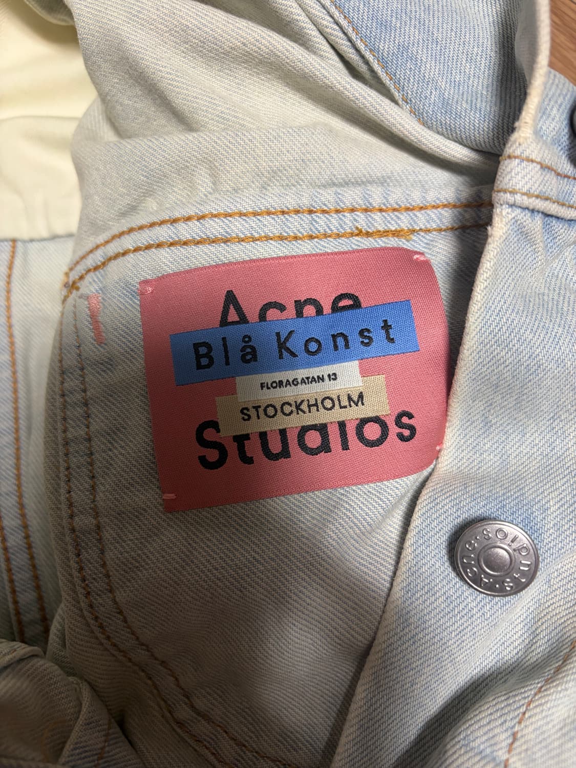 아크네 스튜디오 Bla Konst 데님자켓 연청 상품이미지2