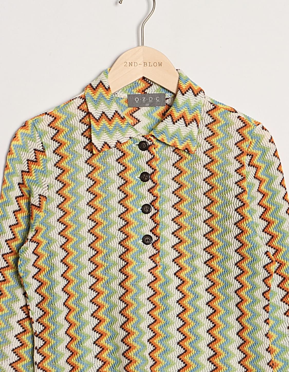 O.Z.O.C Pattern Slim Polo Shirts 상품이미지2