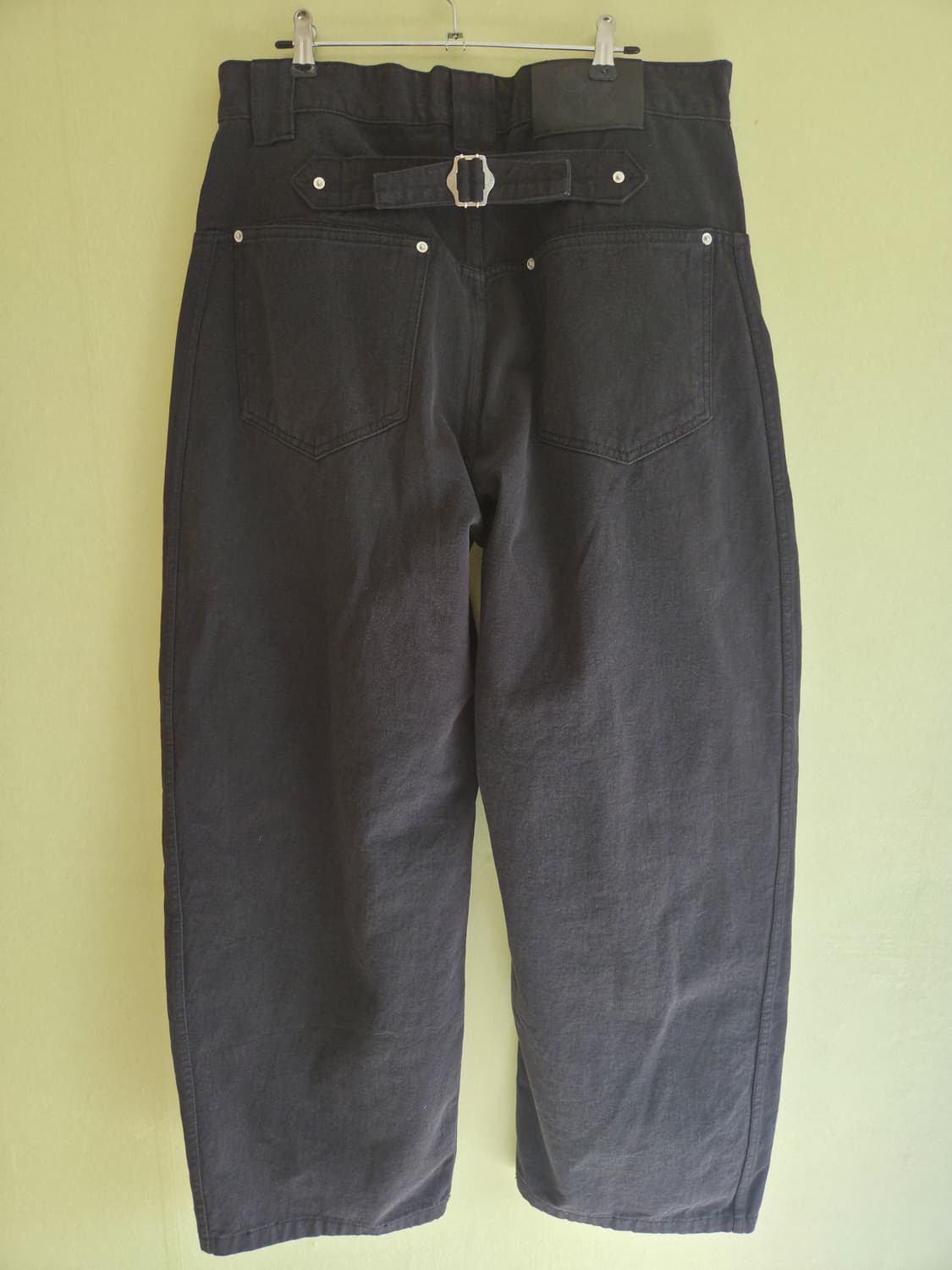 [3] 9999 아카이브 테크니컬 커브드 진 블랙 상품이미지2