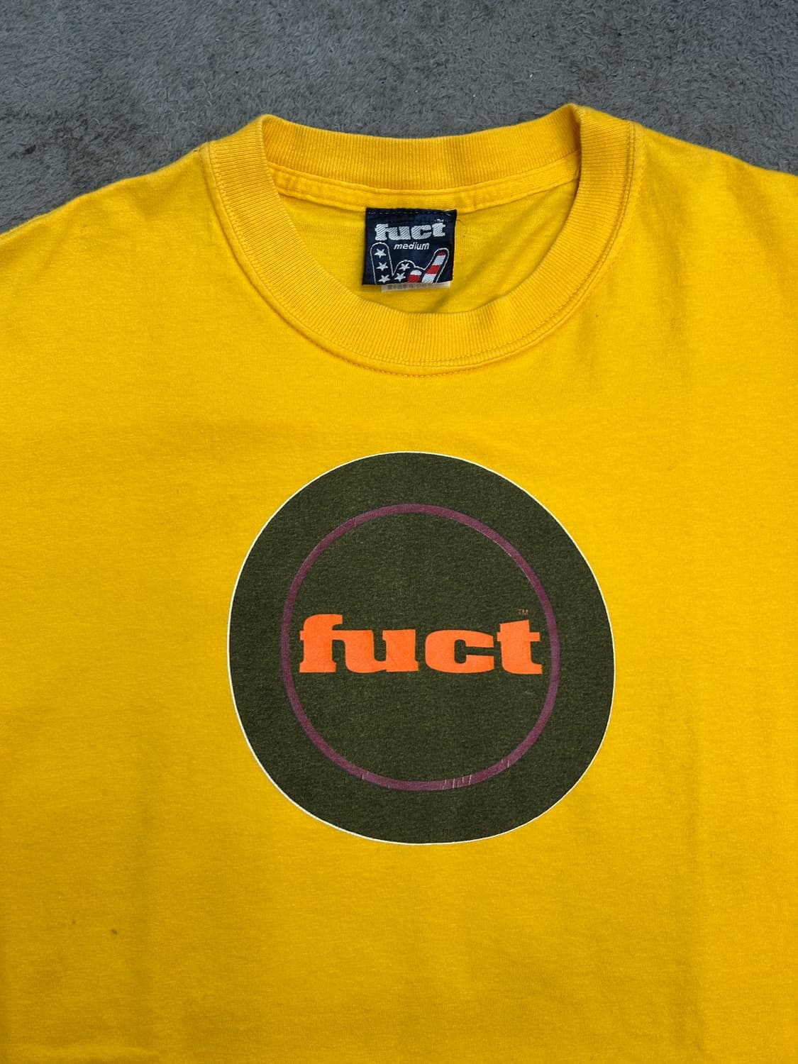 Late 90s FUCT 써클 로고 티셔츠 M 상품이미지3