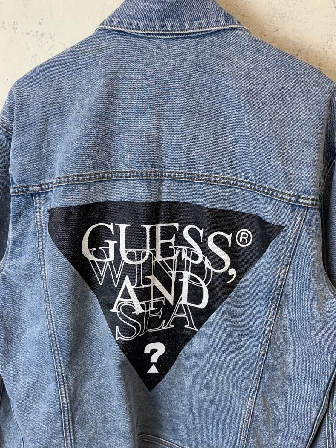 GUESS Wind and sea 빈티지 데님 자켓 상품이미지8