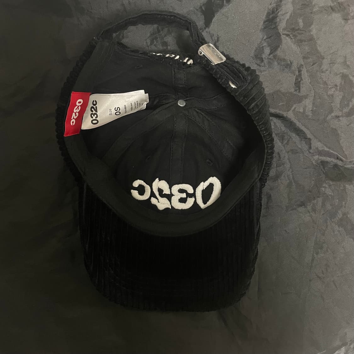 [os] 032c 글리치 볼캡 블랙 상품이미지4