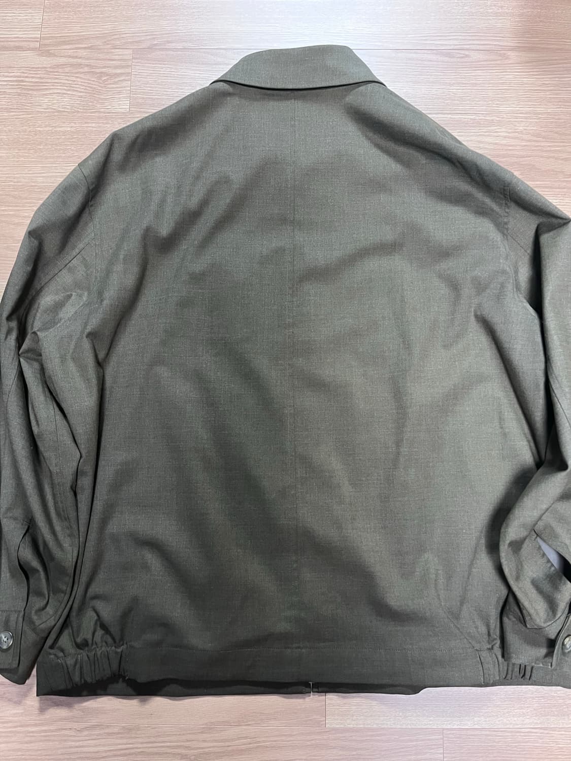 유니클로 U 오버사이즈 집업 블루종 다크 브라운 2XL XXL 상품이미지6