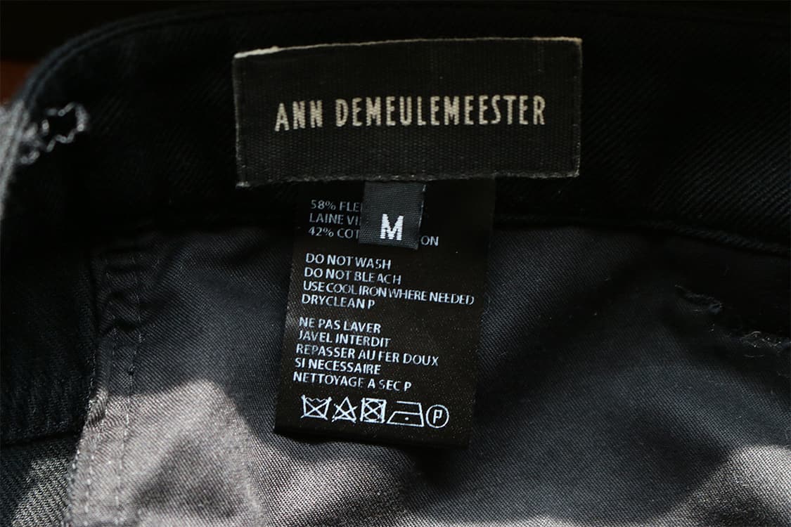 앤 드뮐미스터 블랙 울 트라우저  상품이미지7