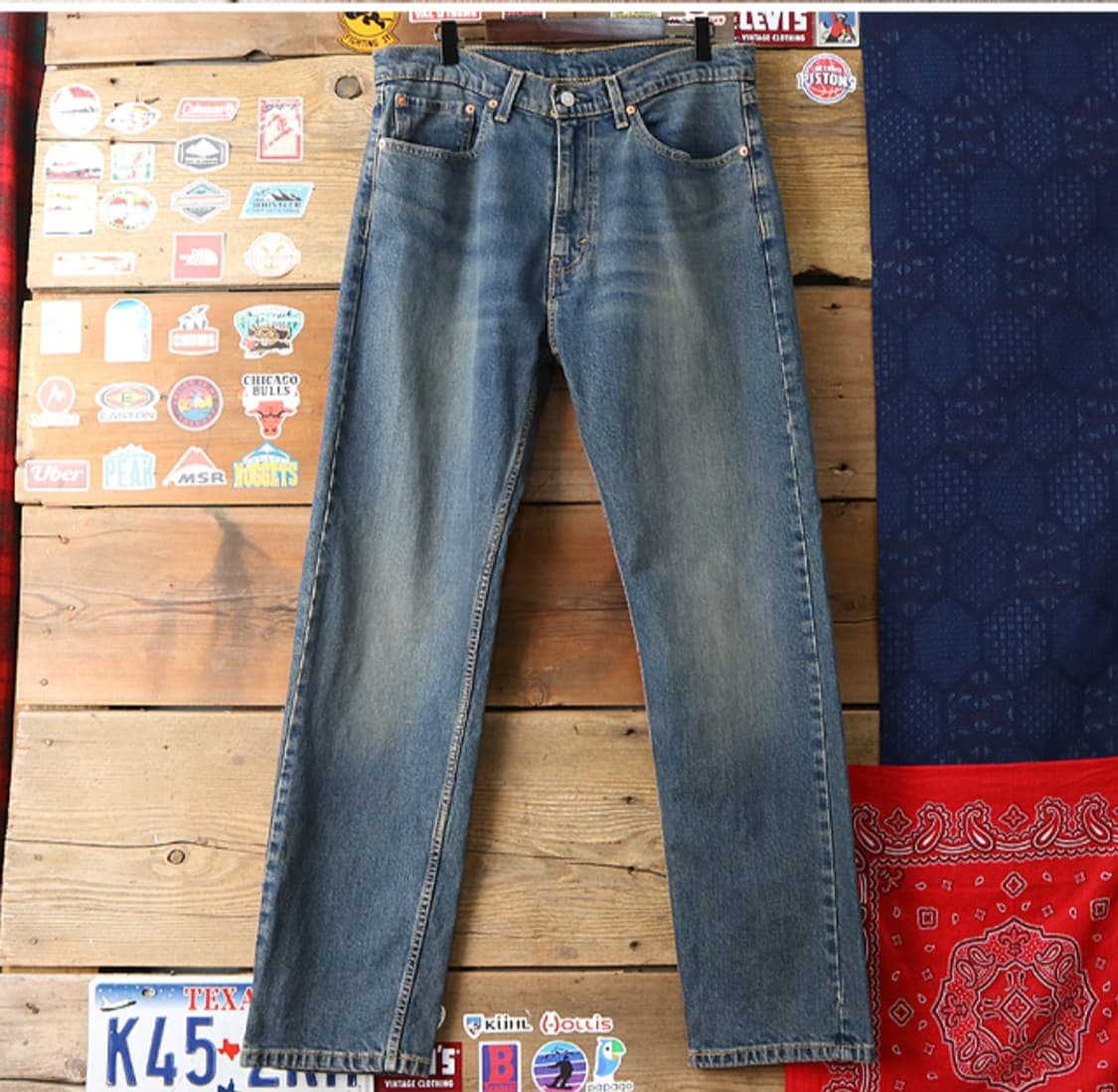 LEVIS 리바이스 505 워싱 가공데님 34사이즈  상품이미지2