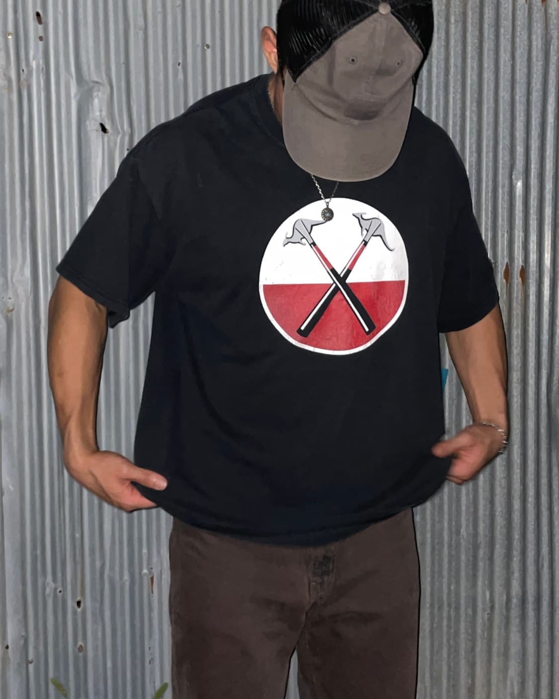  00s Pinkfloyd The wall Hammer T-shirt 상품이미지2