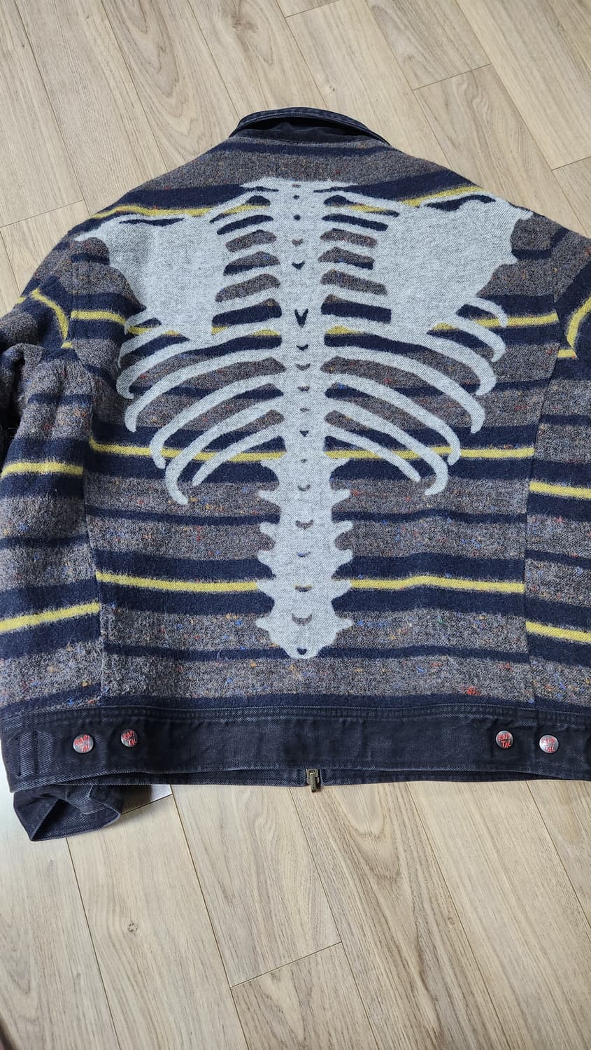 캐피탈 14온즈 데님 본 라이닝 리버시블 집 업 워크 자켓 상품이미지3