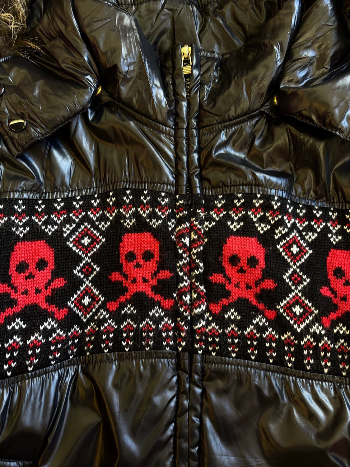 해골 노르딕 패딩 상품이미지2