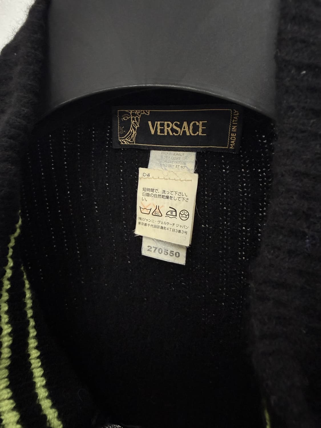 베르사체 믹스드 투웨이 집업 자켓 상품이미지5