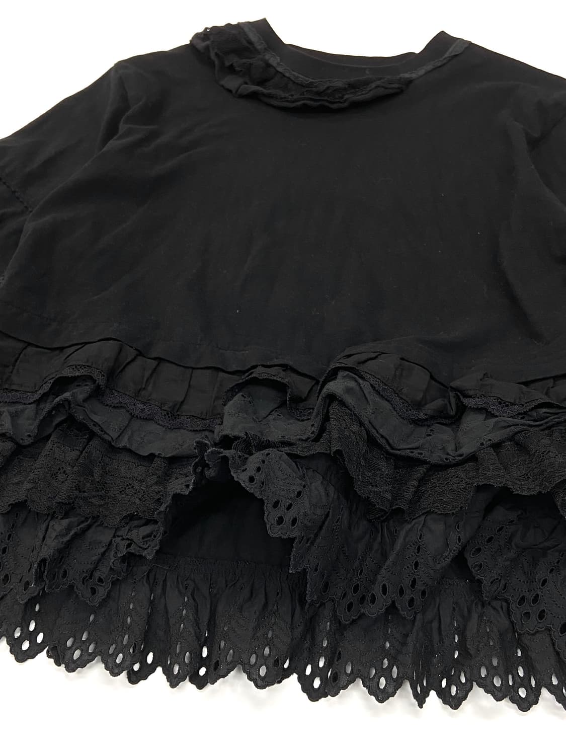 Beams torito ruffle half sleeve tee 상품이미지3