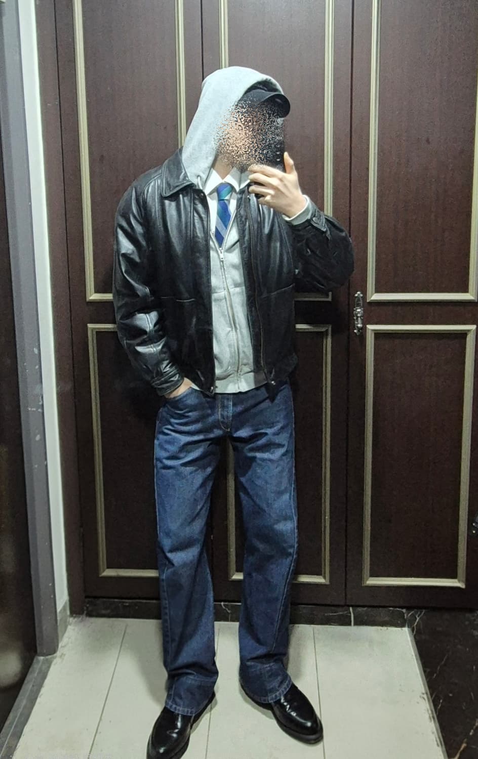 런던포그 양가죽 봄버 상품이미지2