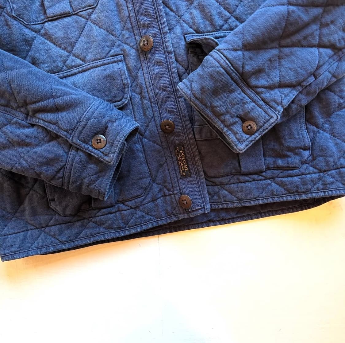 폴로랄프로렌 워시드 퀼팅 숄 카라 자켓 상품이미지6