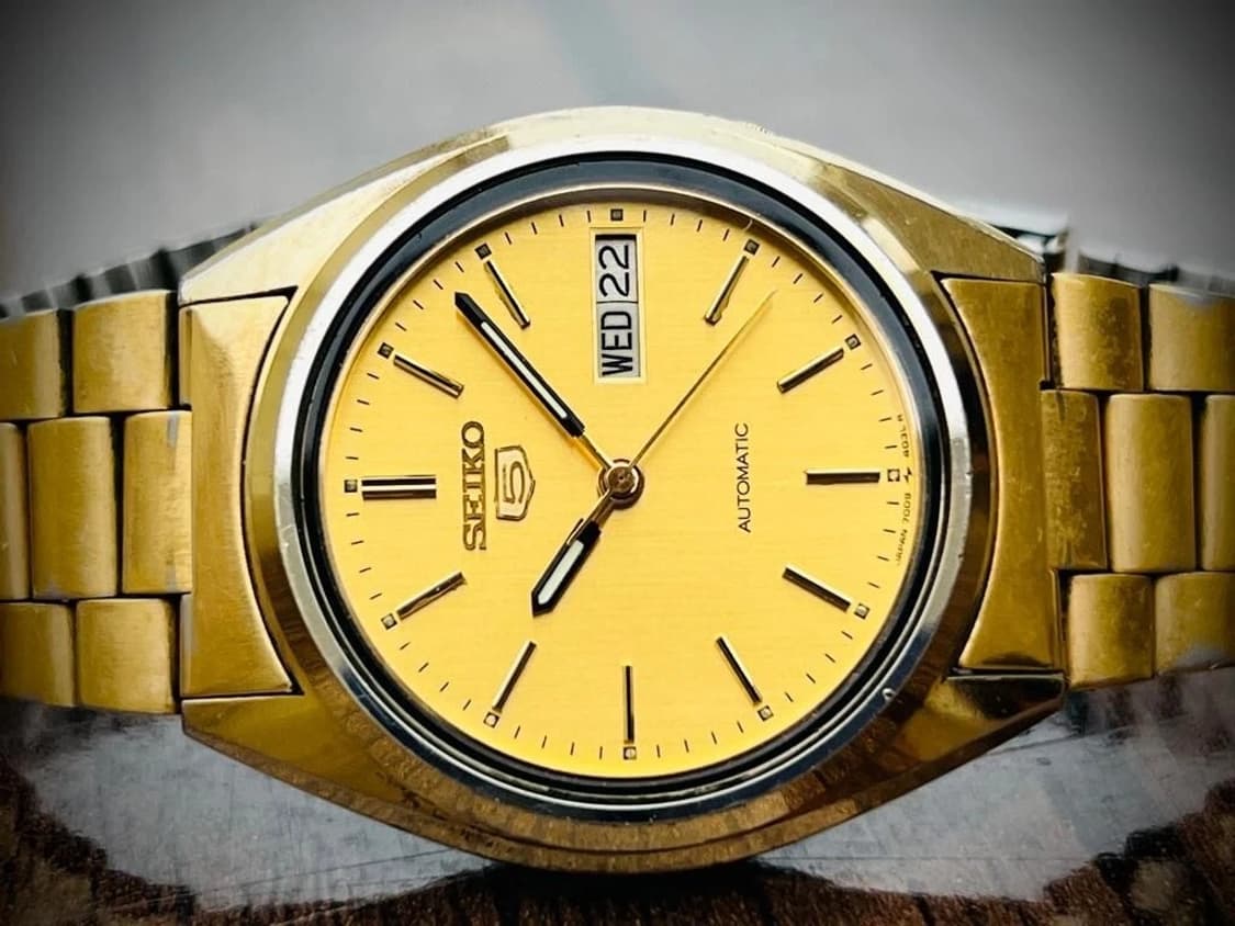 세이코 빈티지 오토매틱 골드톤 (Day-Date) 36MM
 상품이미지2