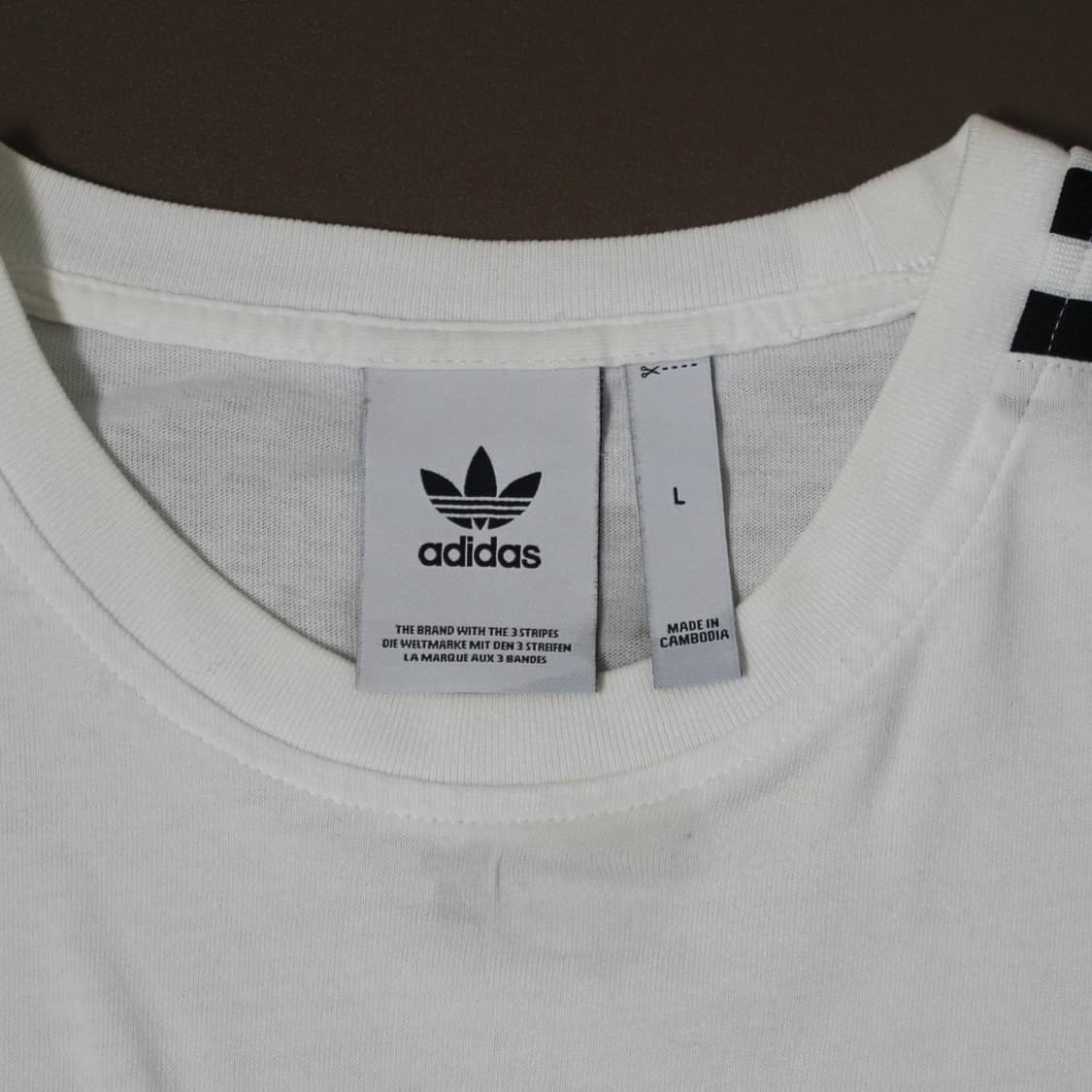 Adidas 아디다스 트레포일 화이트 라운드 반팔 상품이미지4
