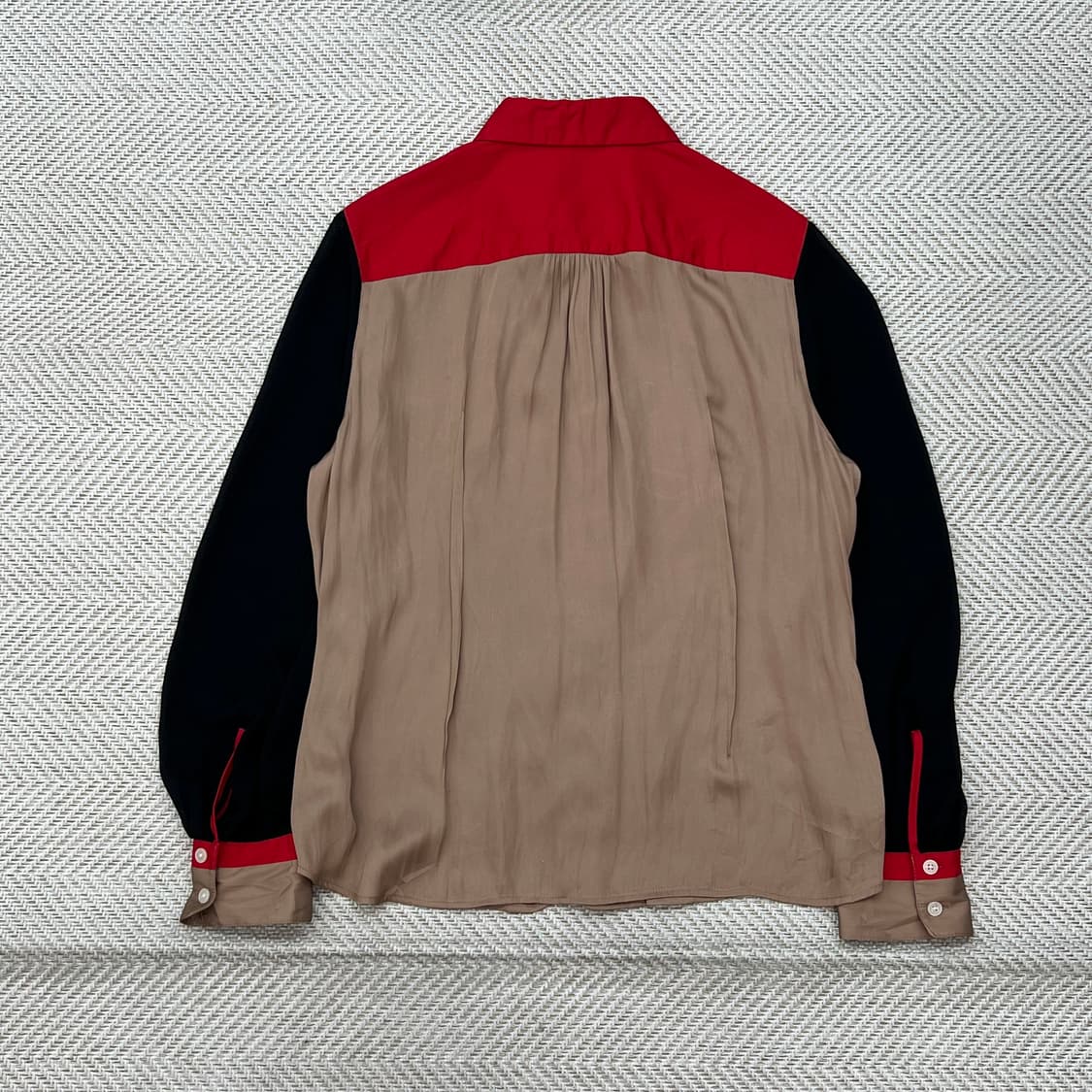 GUx언더커버 배색 블라우스 r2329 상품이미지2