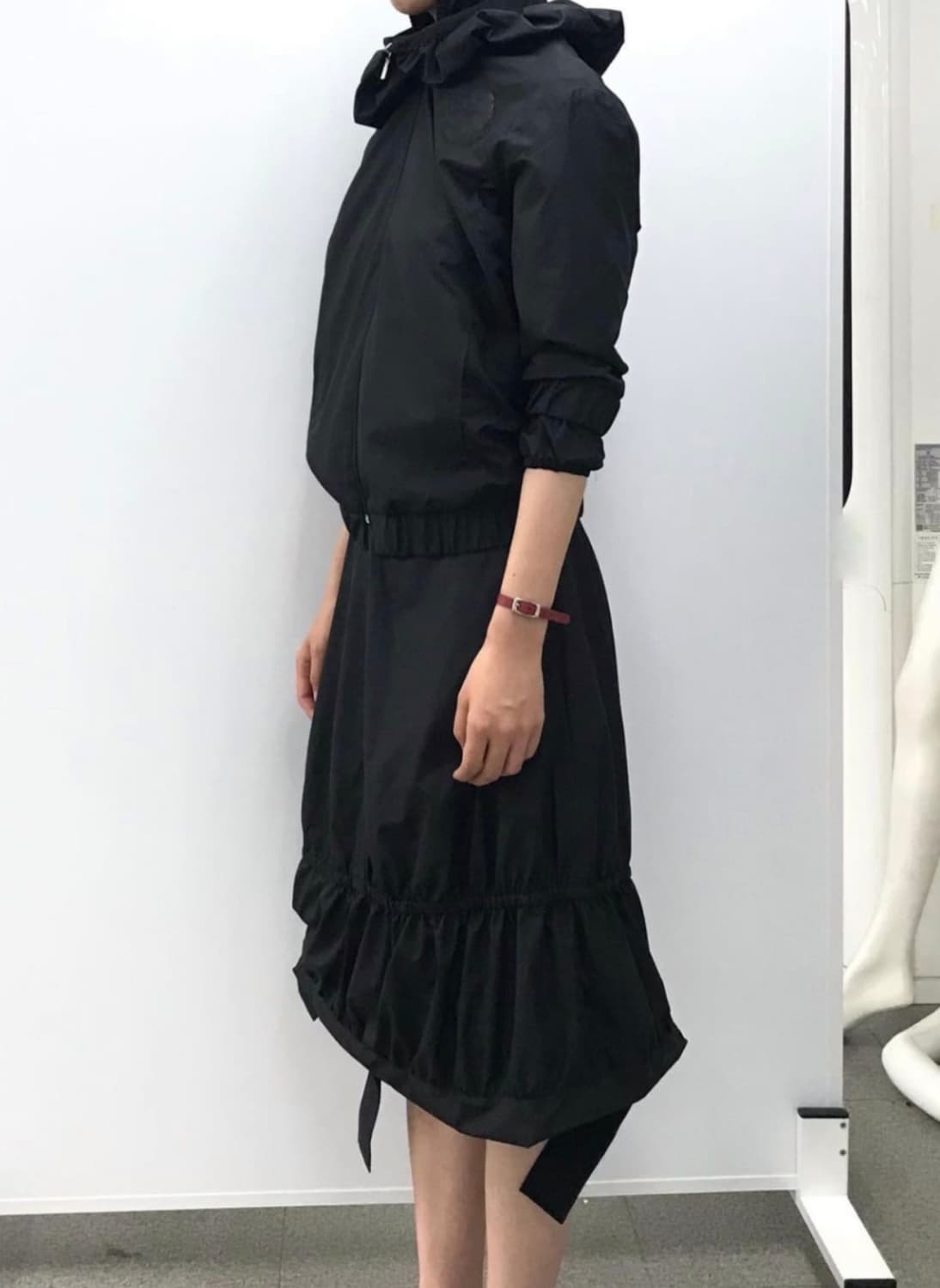 에옹쓰 도트 나일론 스커트 상품이미지4