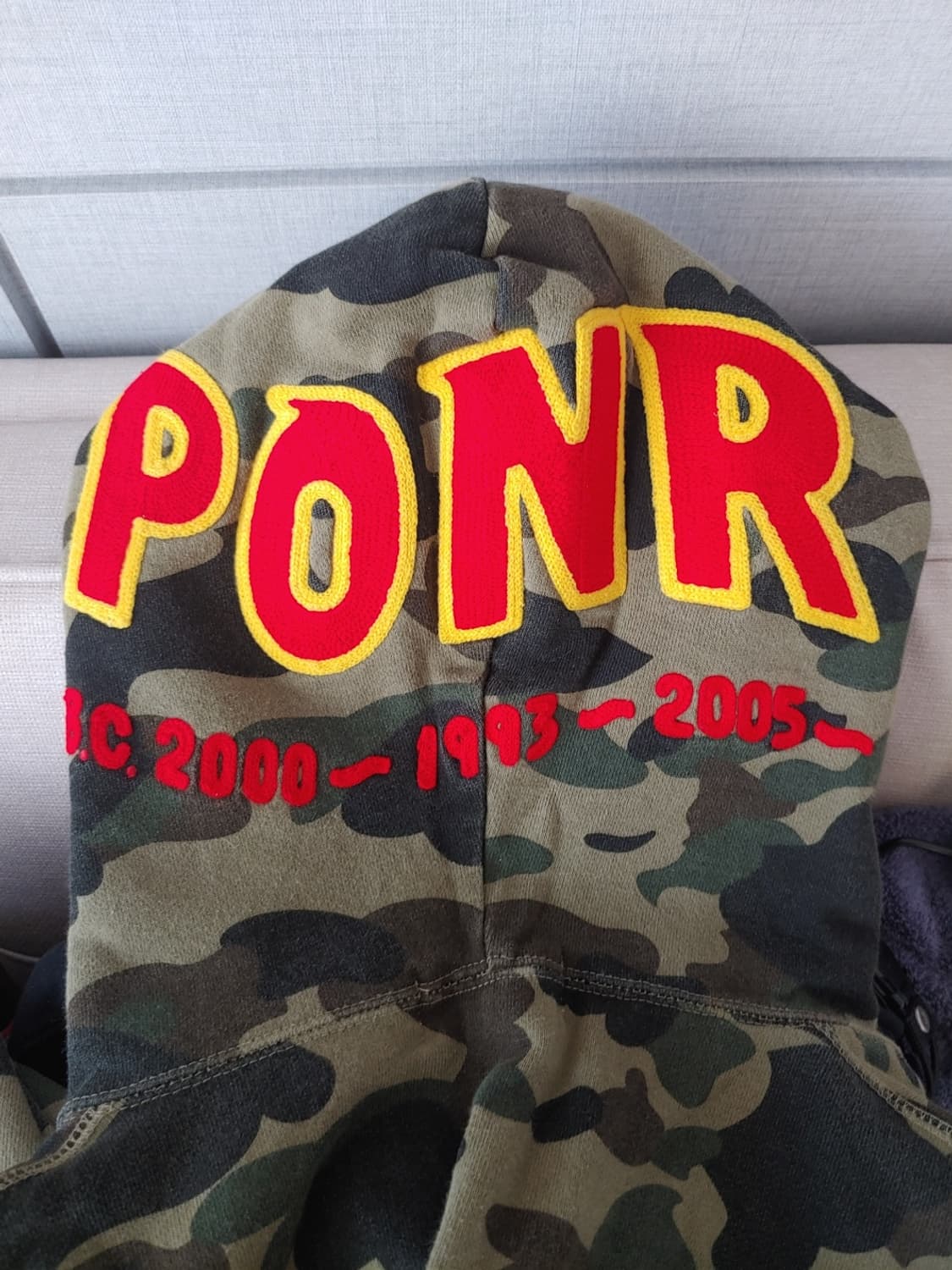 [XL] 베이프 2ND 녹계 샤크후드 상품이미지3