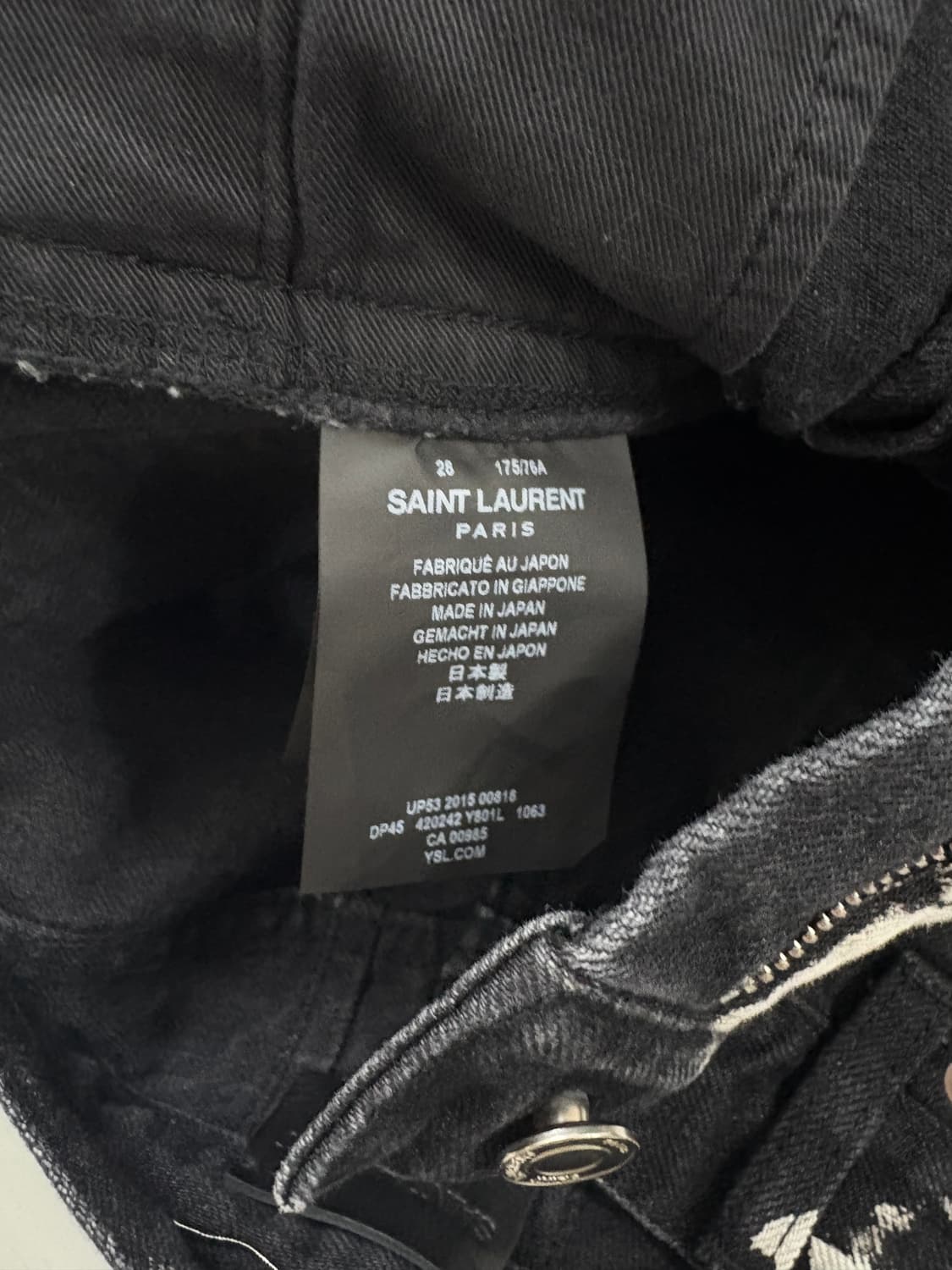 생로랑 블리치드 팬츠 상품이미지4