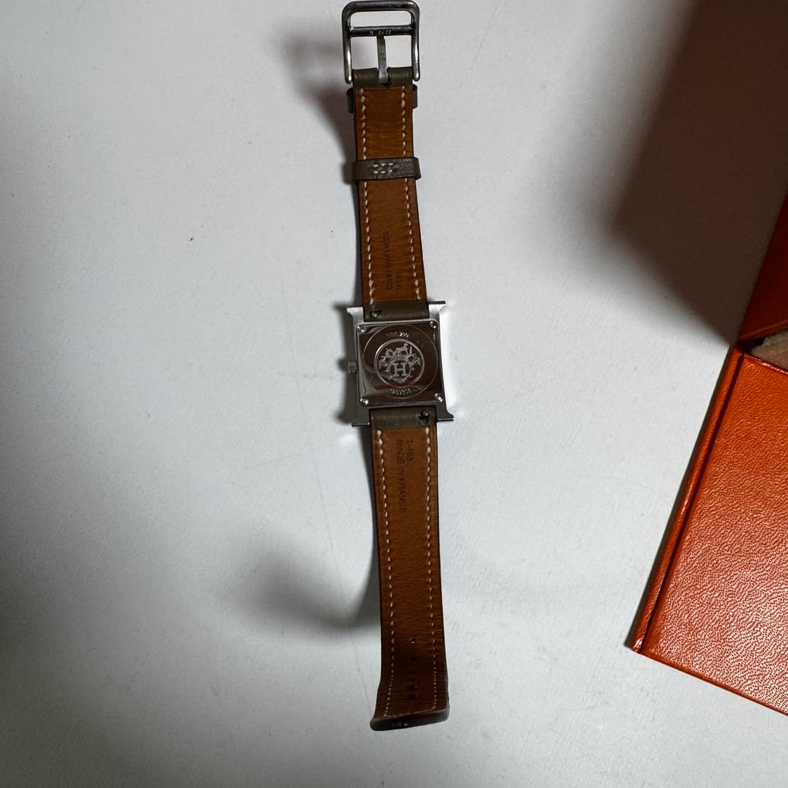 에르메스 H 아워 PM 에토프 은장 시계 21MM 상품이미지4