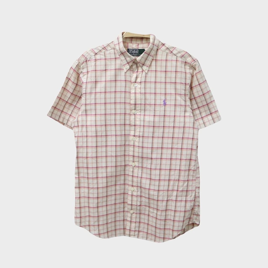 폴로 랄프로렌 체크 반팔 셔츠 65739 상품이미지1