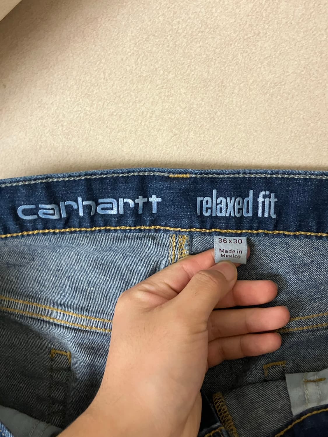 Carhartt denim pants 상품이미지3