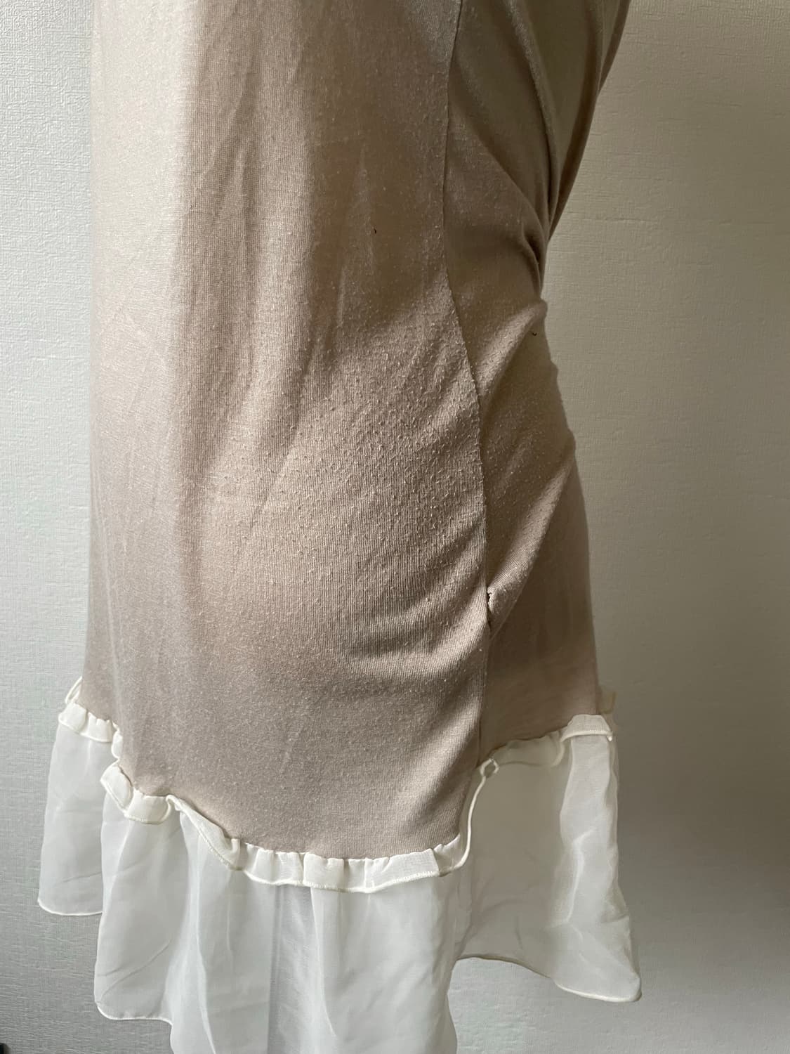 Fortune Cookie Beige Lace Sleeveless 상품이미지6