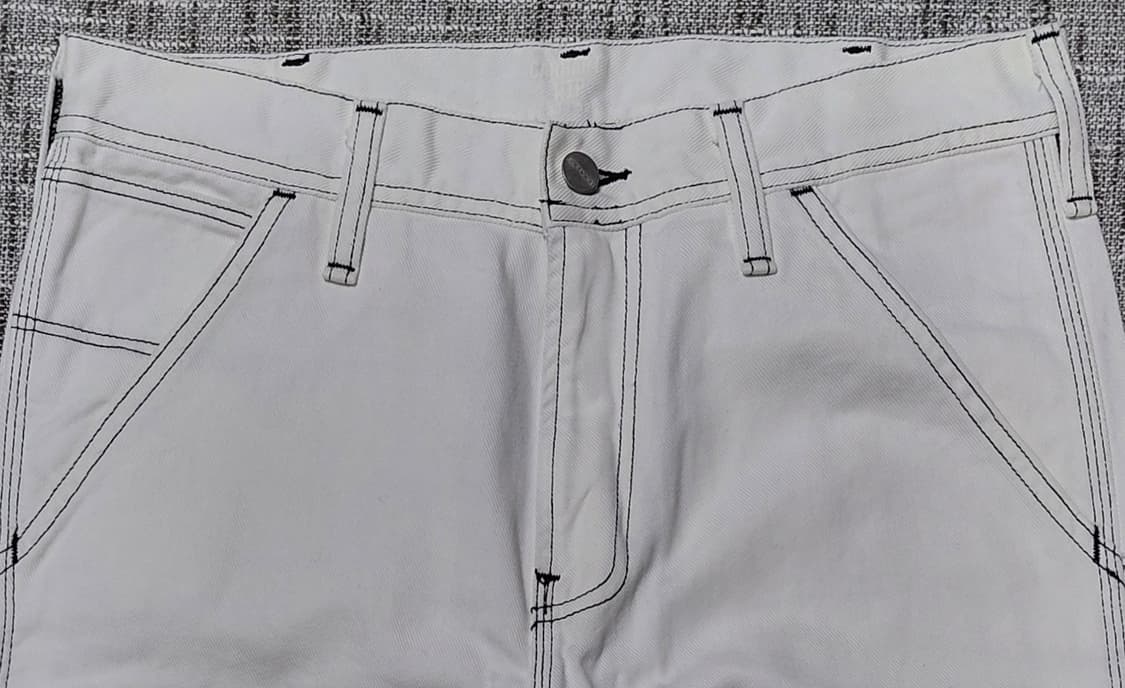 칼하트 WIP 초크 팬트(Chalk Pant) 화이트/스티치 30x32 상품이미지3