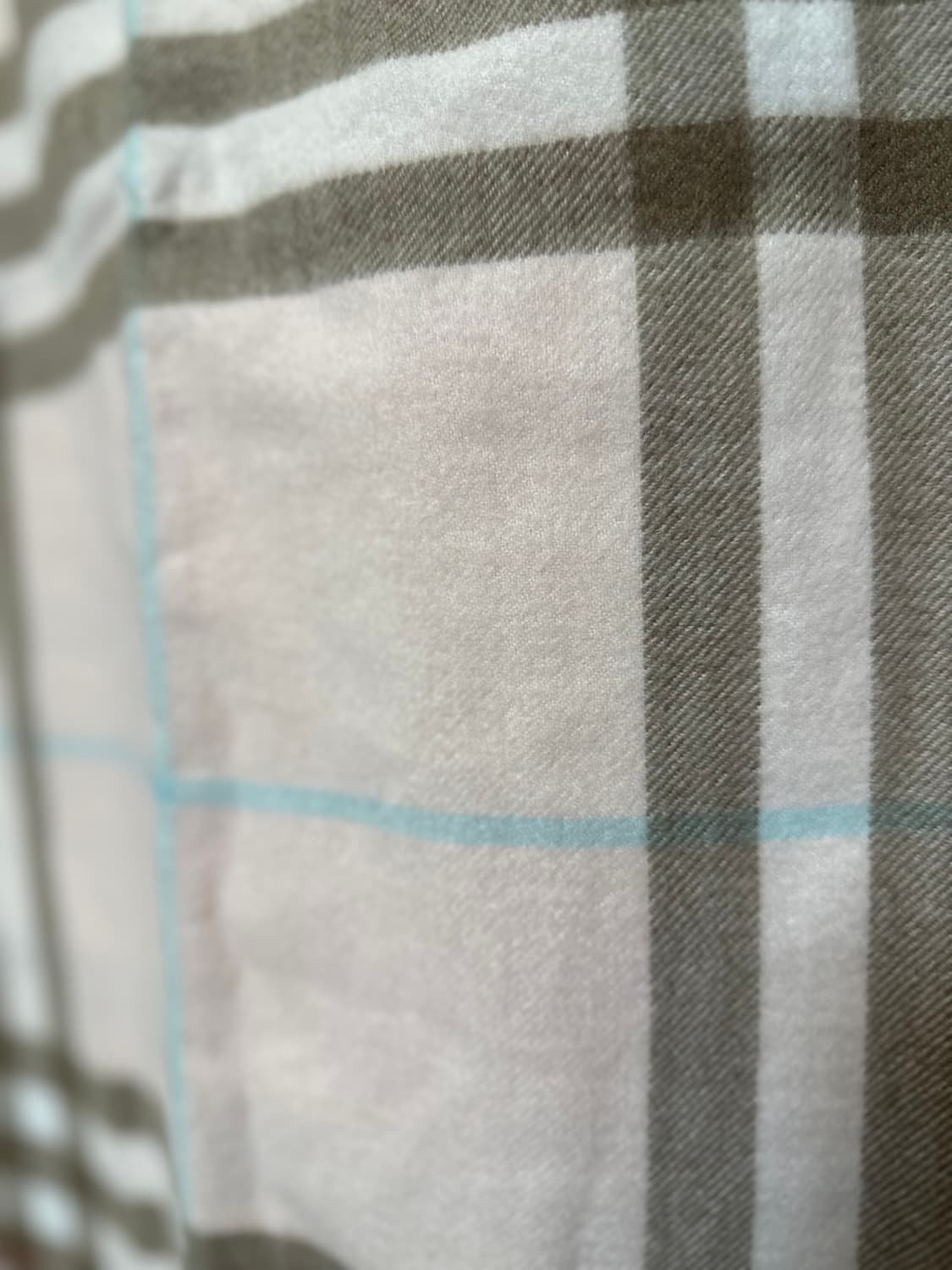 버버리 핑크  캐시미어체크 숄&머플러 상품이미지3