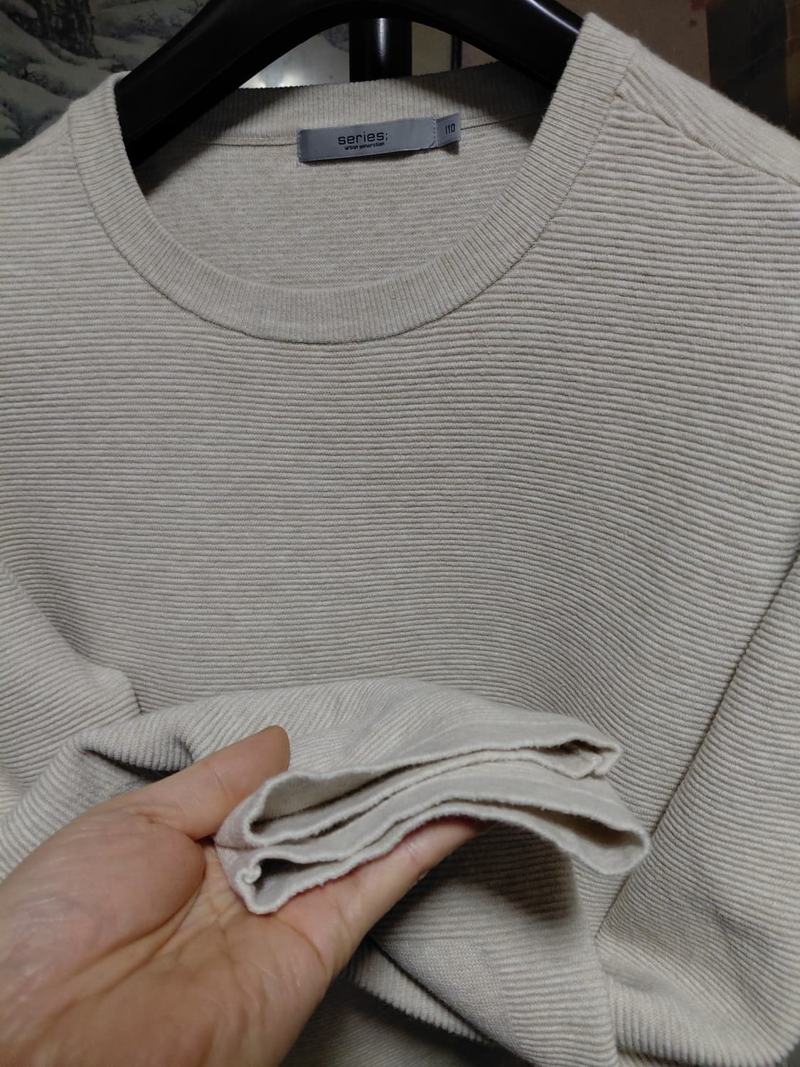 [시리즈]리브드 캐시미어 블렌드 스웨터110사이즈 상품이미지9