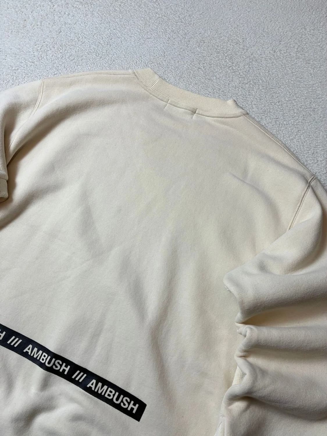 앰부쉬 AMBUSH 2020 백로고 오버 맨투맨 PN7582 상품이미지7