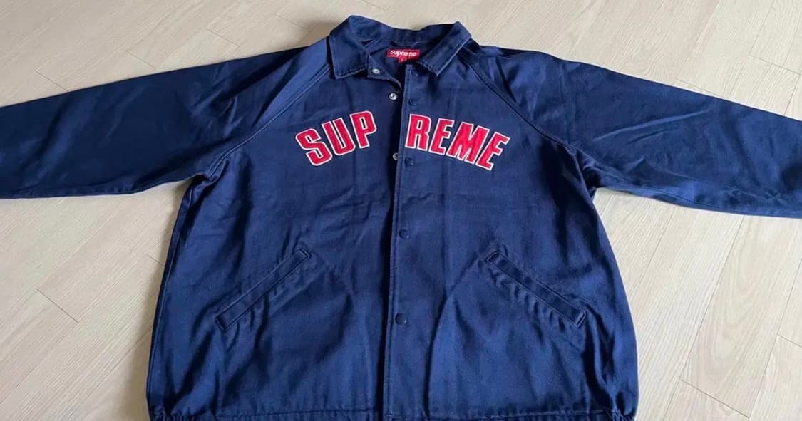 [XXL]슈프림 아크 데님 코치 자켓 네이비 - 24SS 상품이미지2