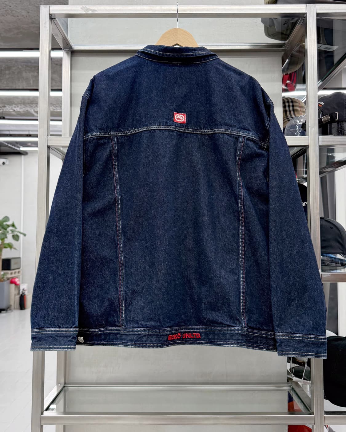  에코 Ecko Unltd 00s 인디고 데님 트러커 자켓 상품이미지4