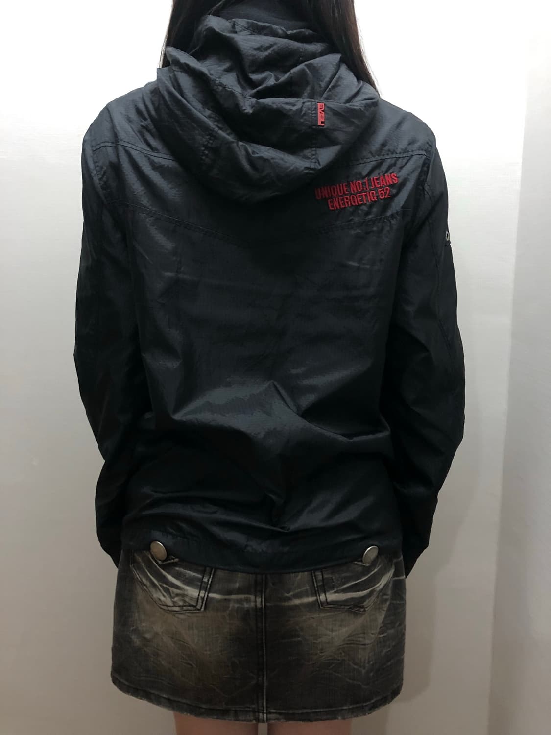 빈티지 에비수 블랙 바람막이 상품이미지8