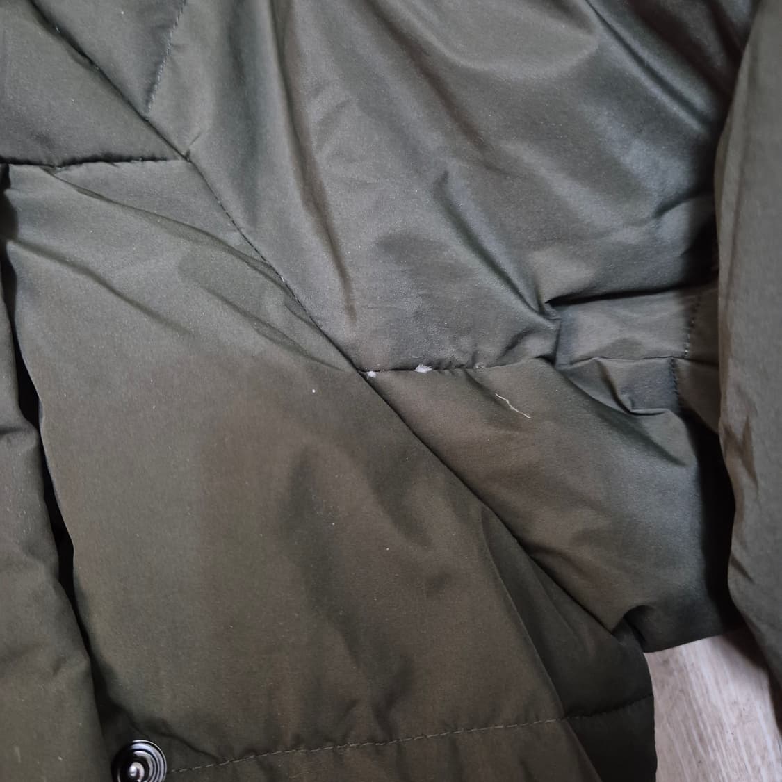 탑텐 밀리터리 덕다운 후드 롱패딩 상품이미지4